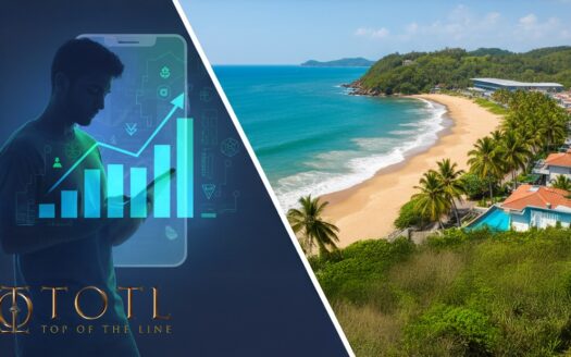 Aerial view of villa plots near MOPA Airport and Sindhudurg coastline highlighting Maha Goa Real Estate 2025 growth potential