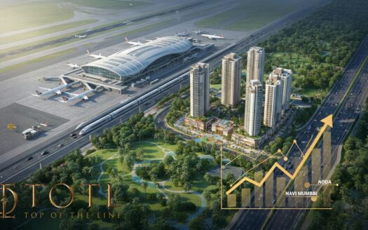Map showing upcoming airports in India 2025 driving real estate growth and investment opportunities