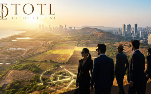 Map showing India’s top celebrity land investment hotspots in 2026, highlighting locations like Maha Goa, Alibaug, Hyderabad, and emerging tier-2 luxury corridors.