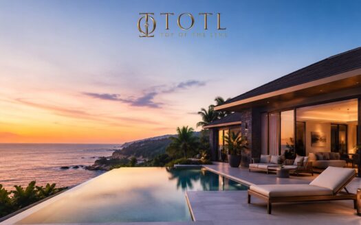 Luxury Villa Investment in Maha Goa featuring a premium coastal villa overlooking the Arabian Sea, surrounded by lush greenery and showcasing the region's growing luxury real estate and vacation rental potential.