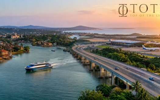 Infrastructure-led real estate growth across Goa featuring Mopa Airport, elevated highways, waterways and coastal development